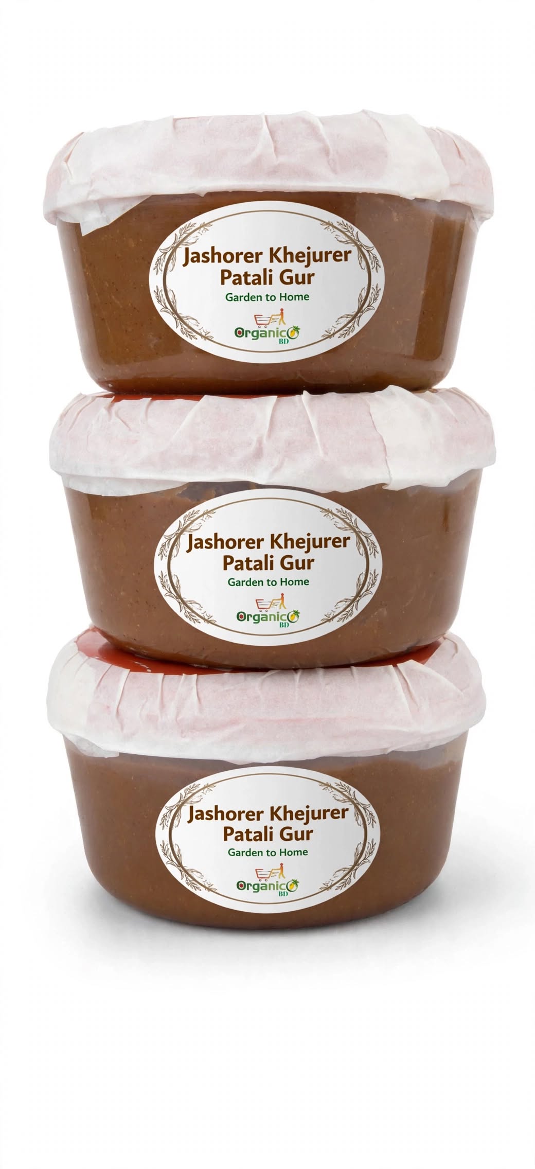 Jashorer Patali Gur 1kg Home Delivery - Khati Khejurer Patali Gur Price in Bangladesh - Organico BD Since 2011